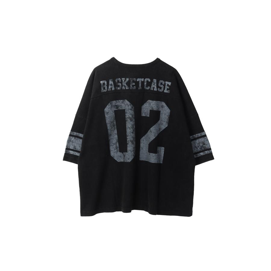 【P2倍 / SALE】HORSECOLLAR, football shirt ss / Black Basketcase(バスケットケース) |  | 01