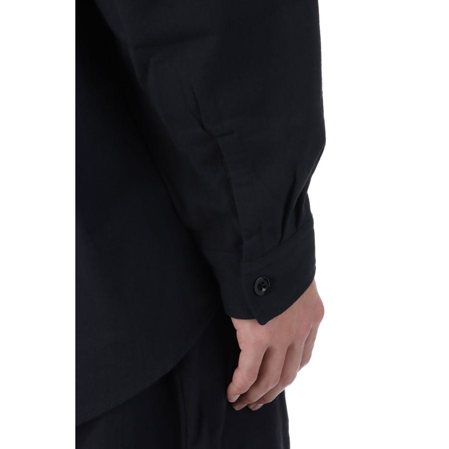 【P5倍】C.P.O Shirt (FRESCA Broad for Towel loom) / Black (TFIN-2801) THING FABRICS(シング ファブリックス) |  | 05