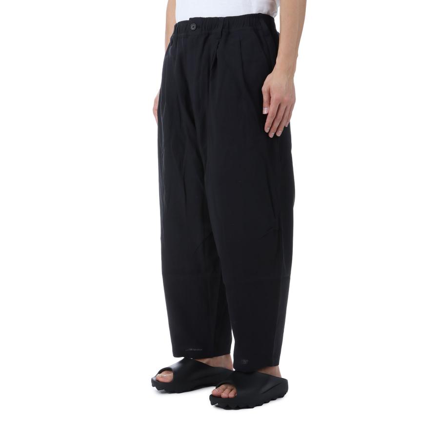 【P5倍 / SALE】Wide Tapered Pants (FRESCA Broad for Towel loom) / Black (TFBT-2205) THING FABRICS(シング ファブリックス) |  | 03