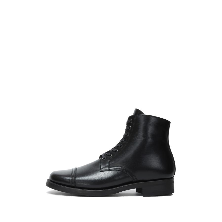 HORSEHIDE MILITARY BOOTS / BLACK (AB-07H-CL-LW/BLK) Addict