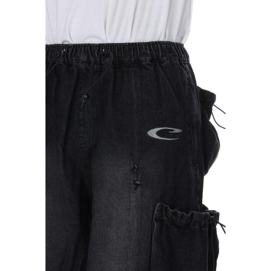 【P5倍 / SALE】CPG ANOMALY CORD DENIM HALF PANTS - BLACK (25SS-CPG-05 / FS1749) F-LAGSTUF-F(フラグスタフ) |  | 05