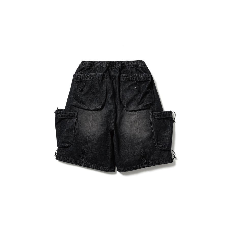 【P5倍 / SALE】CPG ANOMALY CORD DENIM HALF PANTS - BLACK (25SS-CPG-05 / FS1749) F-LAGSTUF-F(フラグスタフ) |  | 08