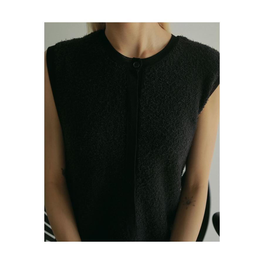 【SALE】2way Shaggy Onepiece - BLACK (62510323) anuke(アンヌーク) |  | 09