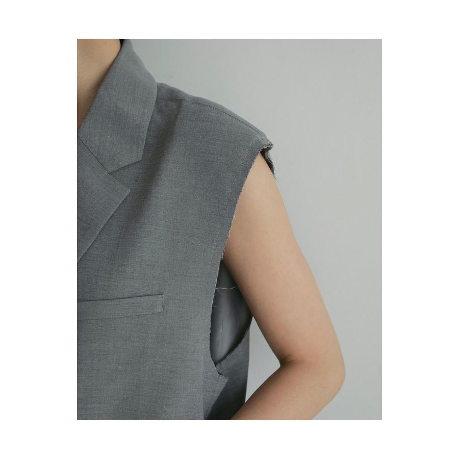 【SALE】Cutoff Over Vest - GRAY (62510103) anuke(アンヌーク) |  | 10