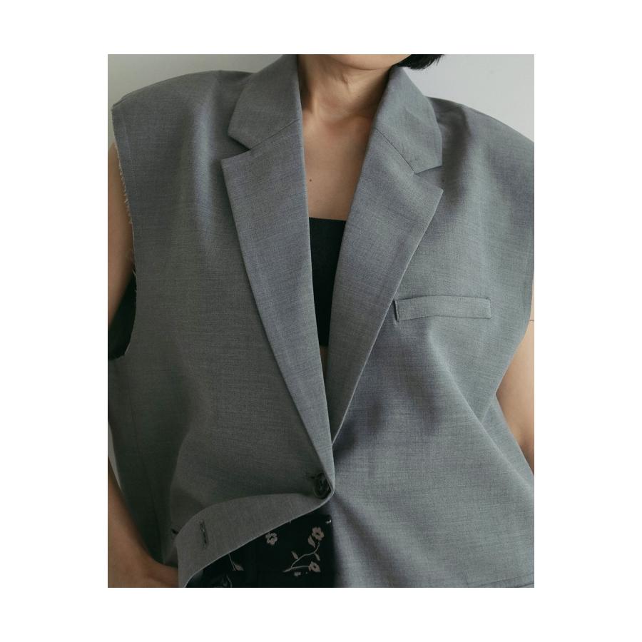 【SALE】Cutoff Over Vest - GRAY (62510103) anuke(アンヌーク) |  | 13