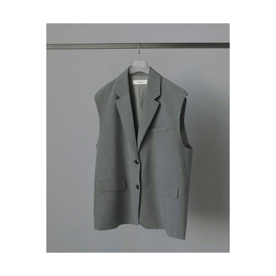 【SALE】Cutoff Over Vest - GRAY (62510103) anuke(アンヌーク) |  | 05
