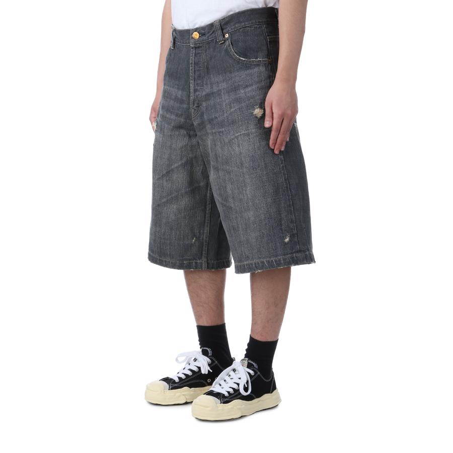 【P5倍】Denim Wide Bermuda Pants - GRAY (G14PT039) KAMIYA(カミヤ) |  | 02