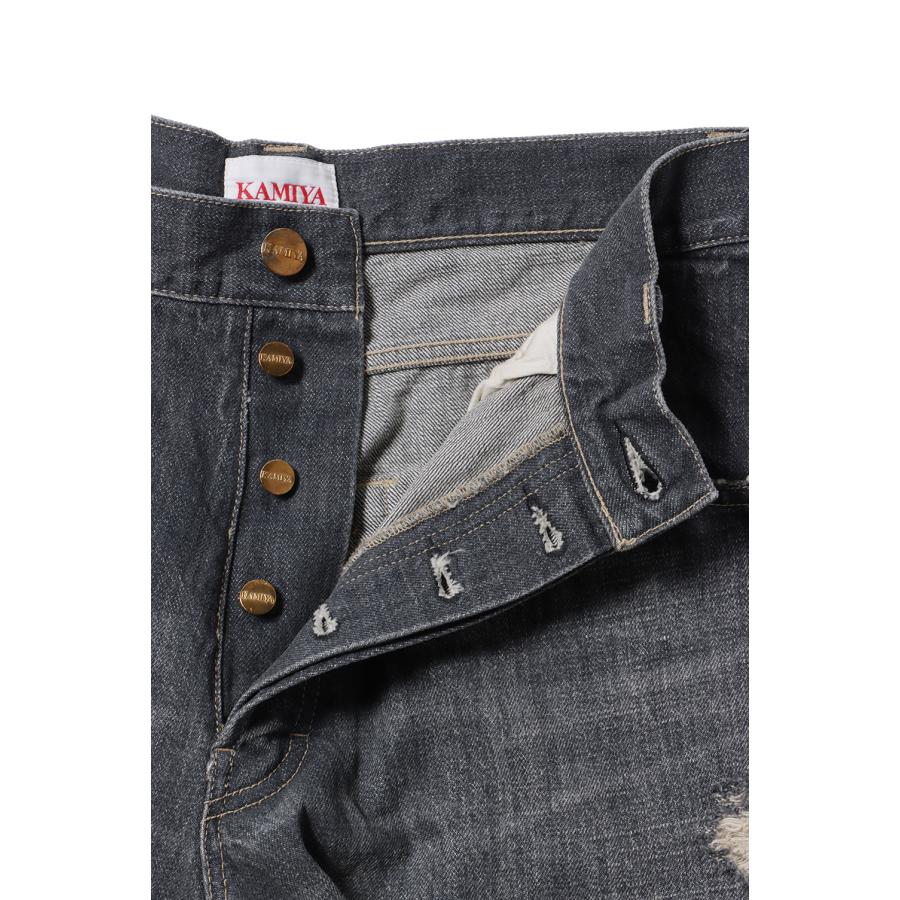 【P5倍】Denim Wide Bermuda Pants - GRAY (G14PT039) KAMIYA(カミヤ) |  | 08