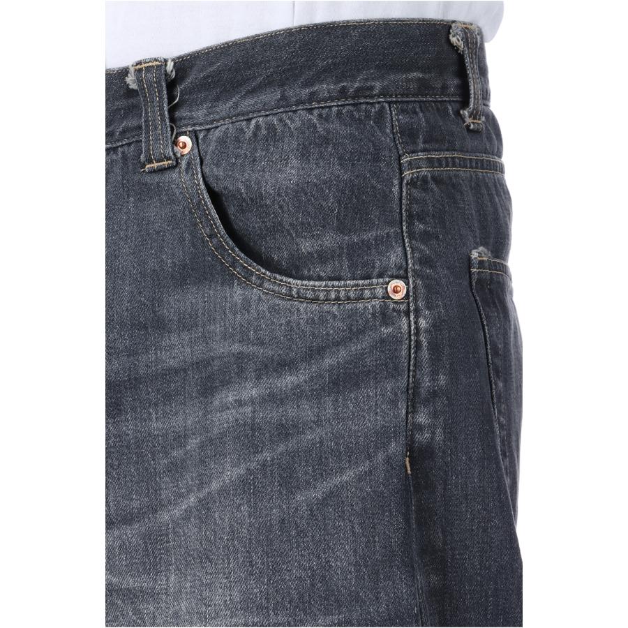 【P5倍】Wire Denim Wide Bermuda Pants - GRAY (G14PT046) KAMIYA(カミヤ) |  | 04
