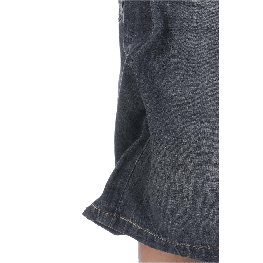 【P5倍】Wire Denim Wide Bermuda Pants - GRAY (G14PT046) KAMIYA(カミヤ) |  | 05