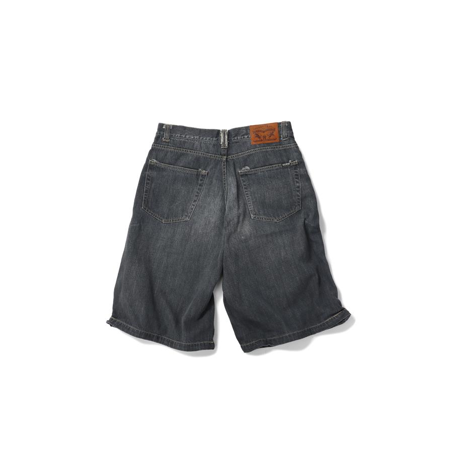 【P5倍】Wire Denim Wide Bermuda Pants - GRAY (G14PT046) KAMIYA(カミヤ) |  | 07