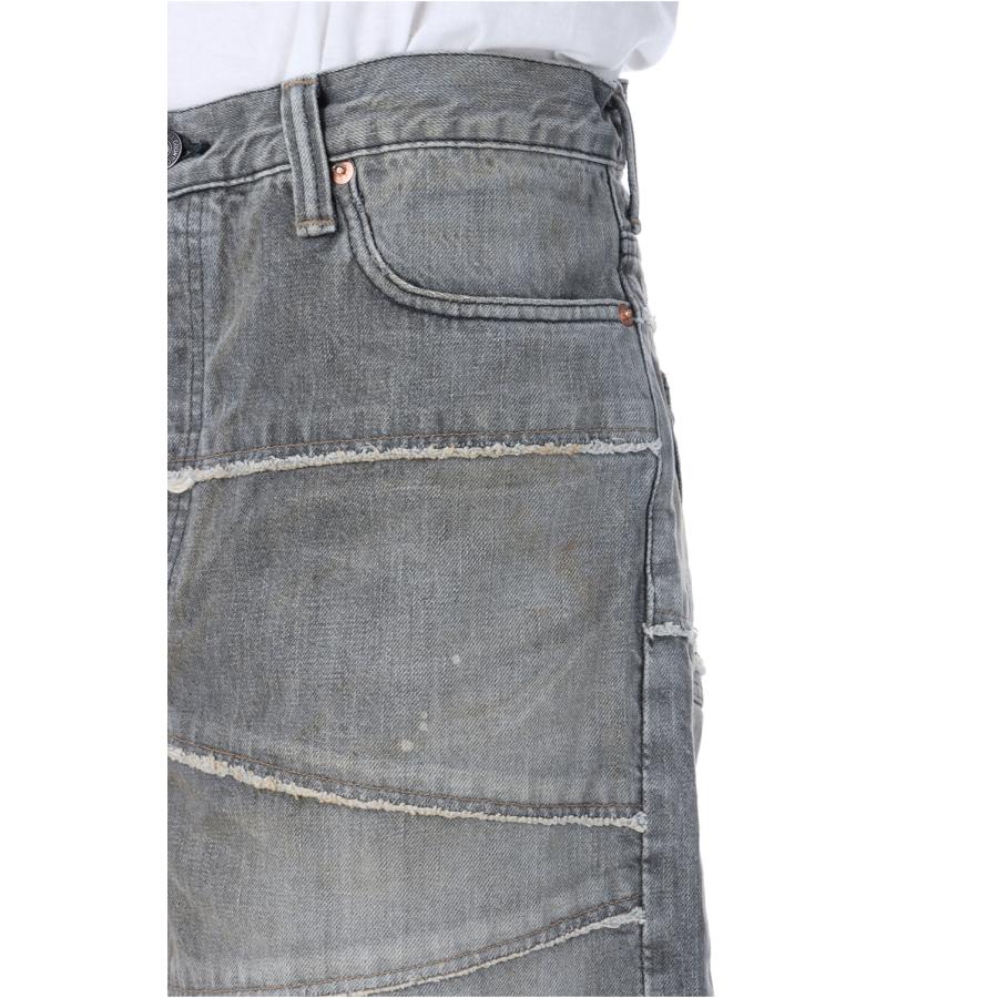 【P5倍】Switching Denim Wide Bermuda Pants FULL COUNT x KAMIYA - BLACK (G14FC102) KAMIYA(カミヤ) |  | 04