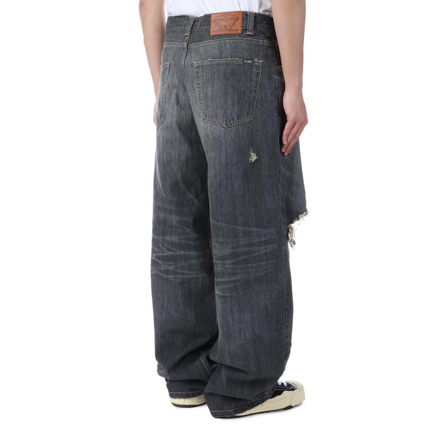 Denim Wide Pants - GRAY (G14PT036) KAMIYA(カミヤ)の画像