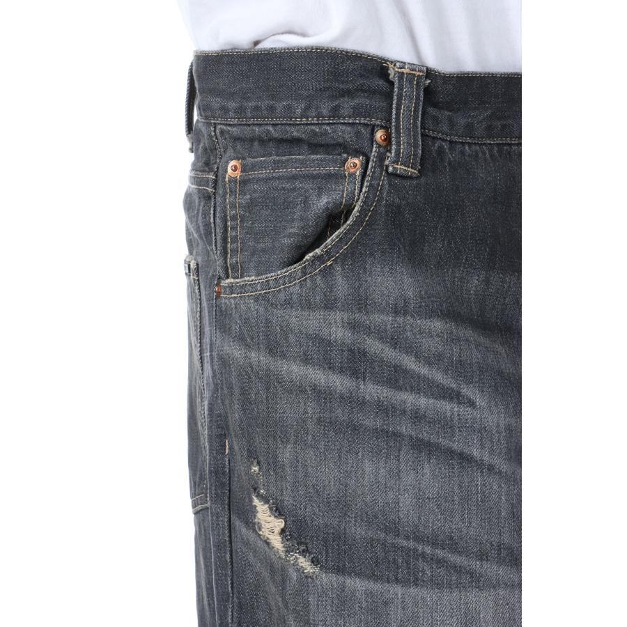 Denim Wide Pants - GRAY (G14PT036) KAMIYA(カミヤ)の画像