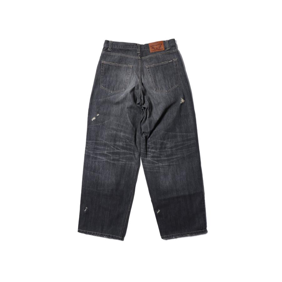 Denim Wide Pants - GRAY (G14PT036) KAMIYA(カミヤ)の画像