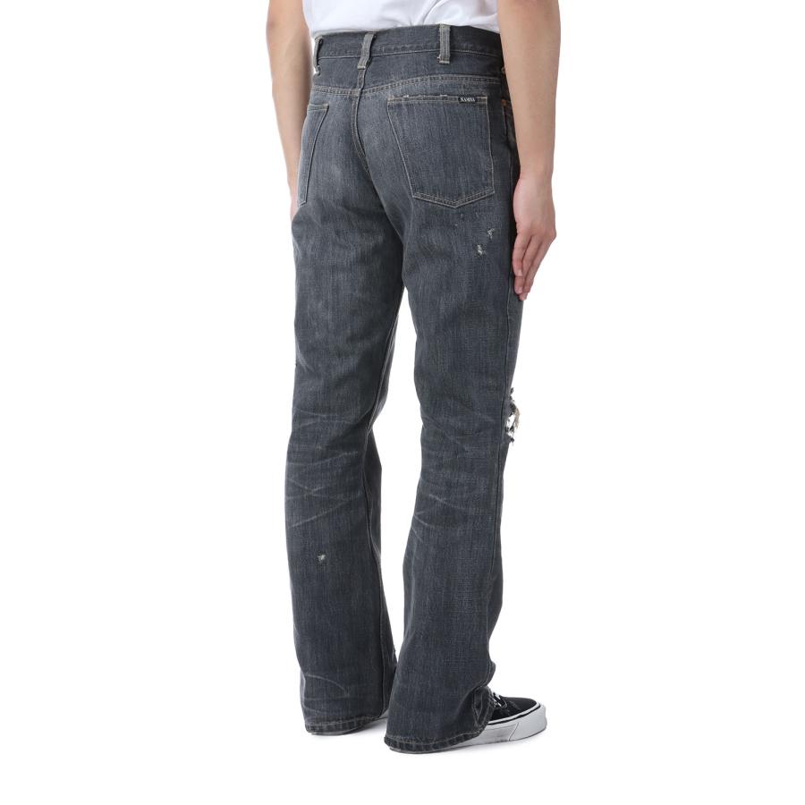 【P5倍】Denim Flare Pants - GRAY (G14PT037) KAMIYA(カミヤ) |  | 03
