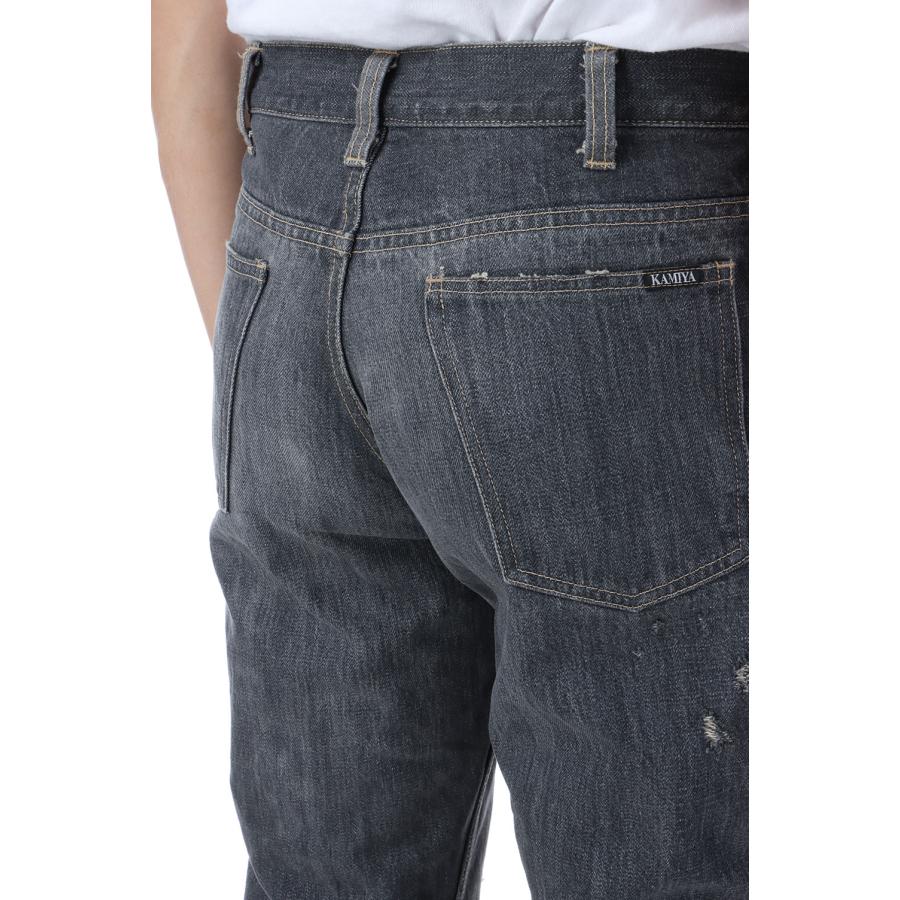 【P5倍】Denim Flare Pants - GRAY (G14PT037) KAMIYA(カミヤ) |  | 04