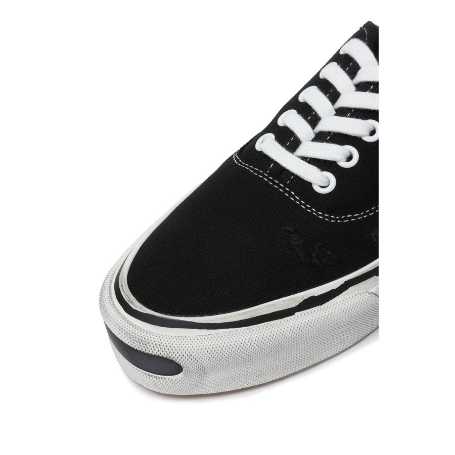 【P5倍】Herc Distressed Vulcanized Sneaker - BLACK (G13FW702) KAMIYA(カミヤ) |  | 05