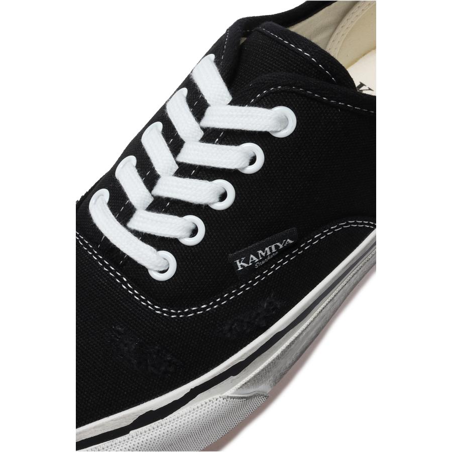 【P5倍】Herc Distressed Vulcanized Sneaker - BLACK (G13FW702) KAMIYA(カミヤ) |  | 06
