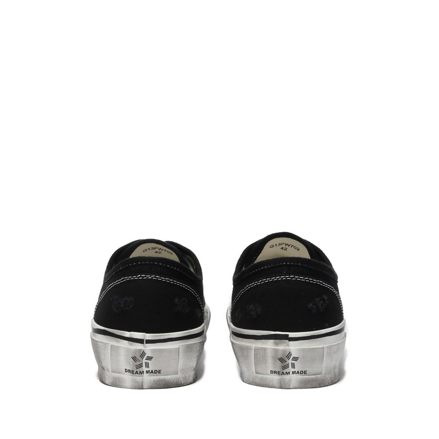 【P5倍】Herc Distressed Vulcanized Sneaker - BLACK (G13FW702) KAMIYA(カミヤ) |  | 08