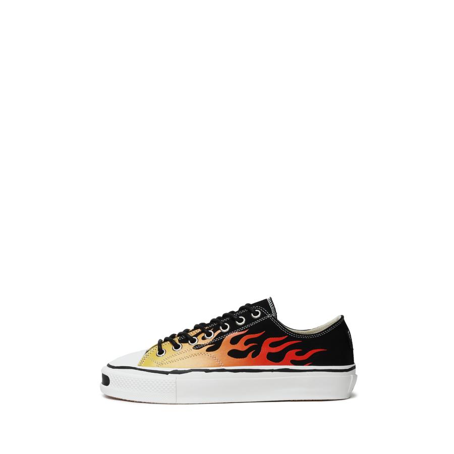 【P5倍】Joey Fire Pattern Vulcanized Sneaker - BLACK (G14FW703) KAMIYA(カミヤ) | 