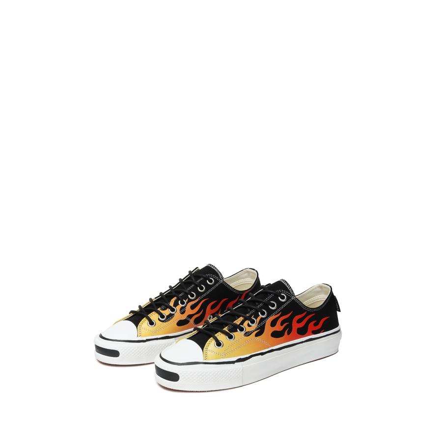 【P5倍】Joey Fire Pattern Vulcanized Sneaker - BLACK (G14FW703) KAMIYA(カミヤ) |  | 02