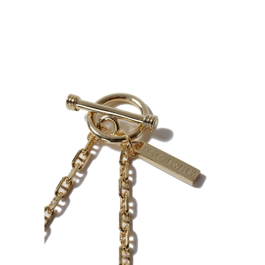 Solid Anchor Link Necklace -60cm/Gold- (XON047-60G) XOLO JEWELRY