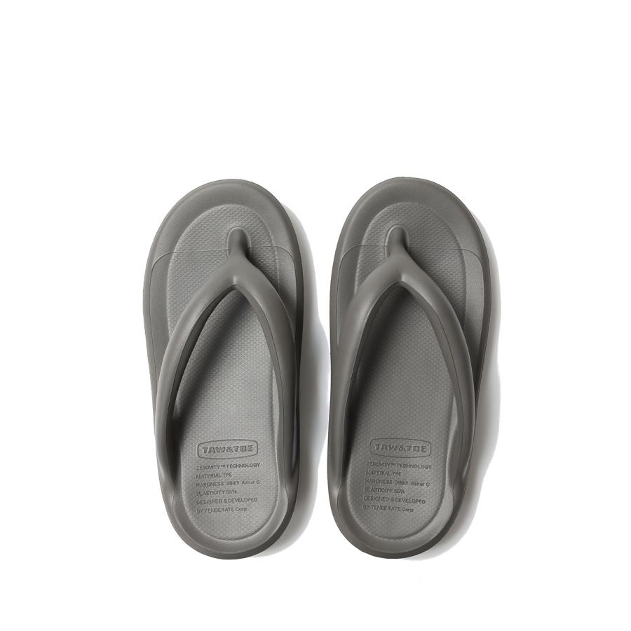 ZEROVITY Flip Flop OG - CHARCOAL TAW&TOE(トーアンドトー) | TAW＆TOE | 06