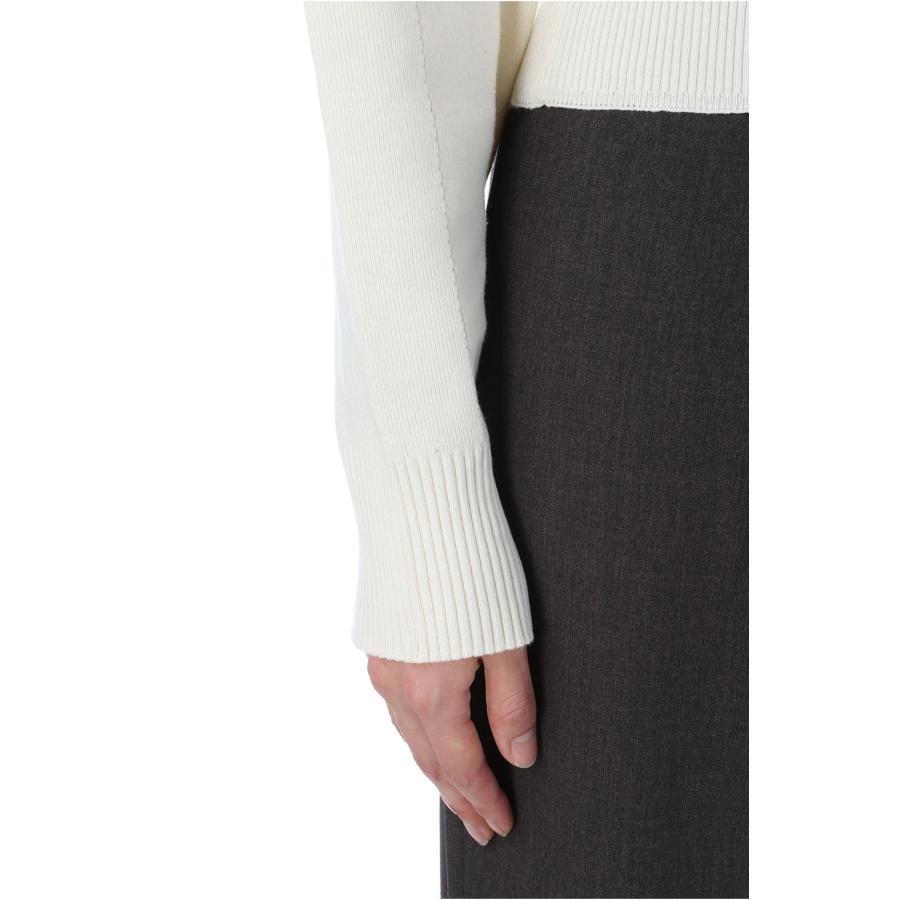 【SALE / 50%OFF】Layered Knit Combi -IVORY (62510514) anuke(アンヌーク)