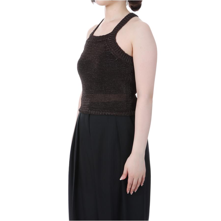 【SALE / 40%OFF】Strawyarn Knit Tanktop -BROWN (62510508) anuke(アンヌーク)