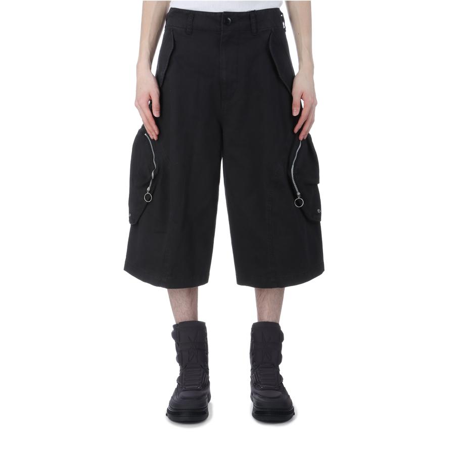 【P5倍 / SALE】3D TWISTED CARGO SHORTS - BLACK (NF251P04) NVRFRGT(ネヴァーフォーゲット) |  | 03