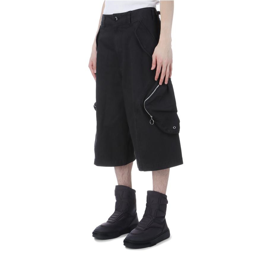 【P5倍 / SALE】3D TWISTED CARGO SHORTS - BLACK (NF251P04) NVRFRGT(ネヴァーフォーゲット) |  | 04