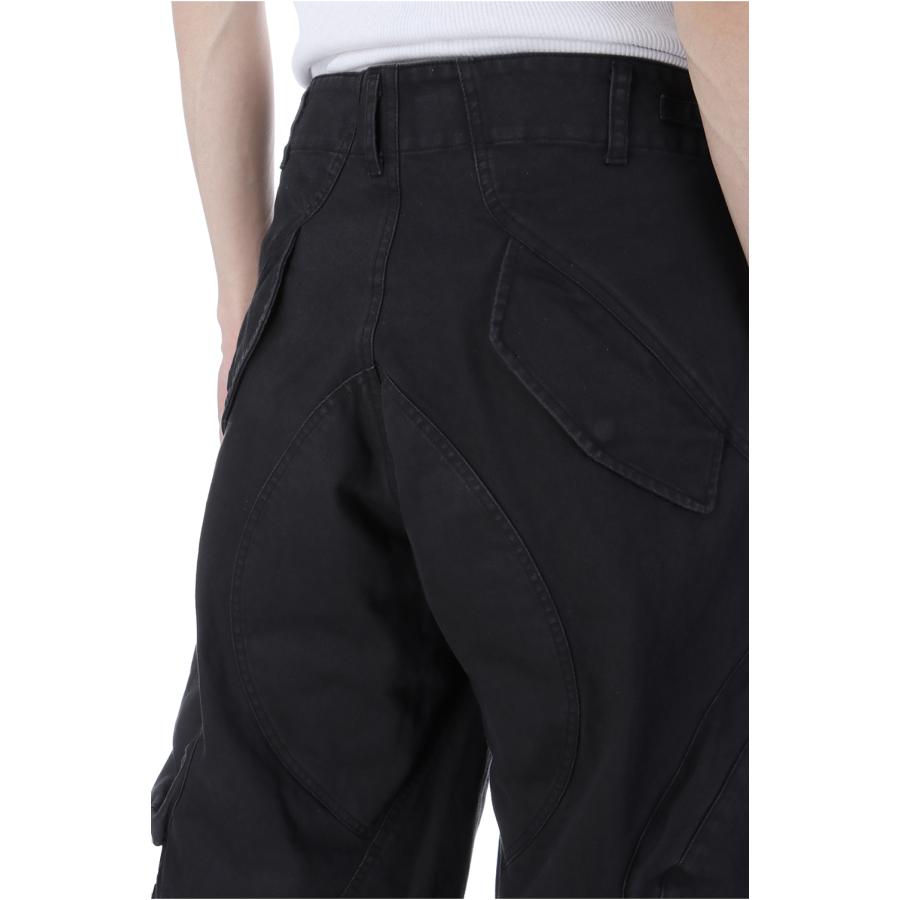 【P5倍 / SALE】3D TWISTED CARGO SHORTS - BLACK (NF251P04) NVRFRGT(ネヴァーフォーゲット) |  | 06