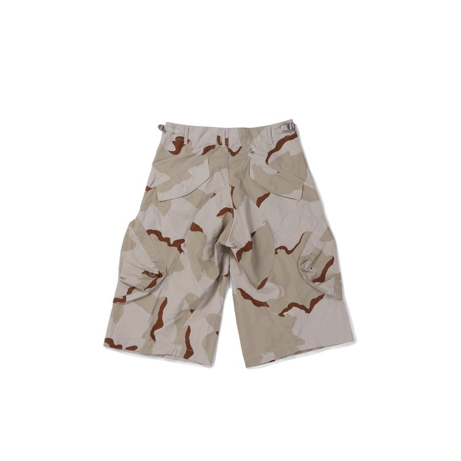 【P5倍 / SALE】3D TWISTED CARGO SHORTS - DESERT (NF251P05) NVRFRGT(ネヴァーフォーゲット) |  | 01