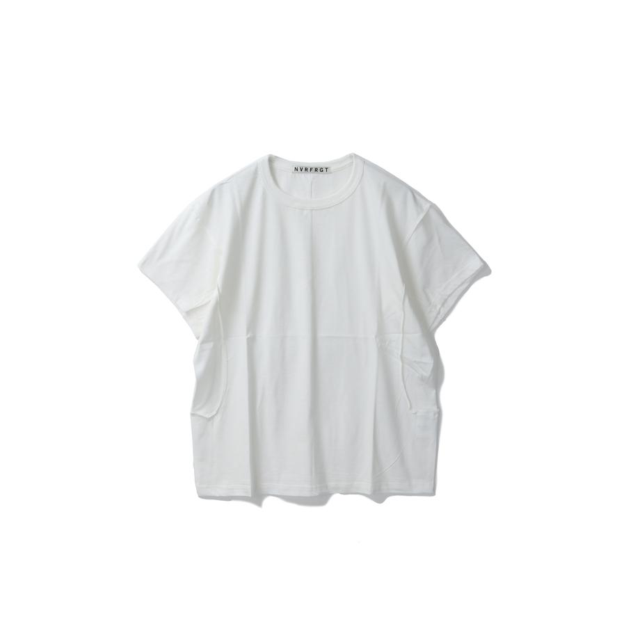 【P5倍 / SALE】HALF SLEEVE T-SHIRT - WHITE (NF251T06) NVRFRGT(ネヴァーフォーゲット) | 
