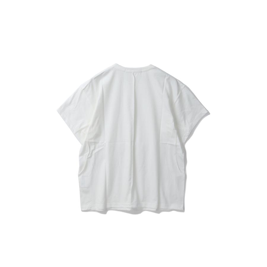【P5倍 / SALE】HALF SLEEVE T-SHIRT - WHITE (NF251T06) NVRFRGT(ネヴァーフォーゲット) |  | 01