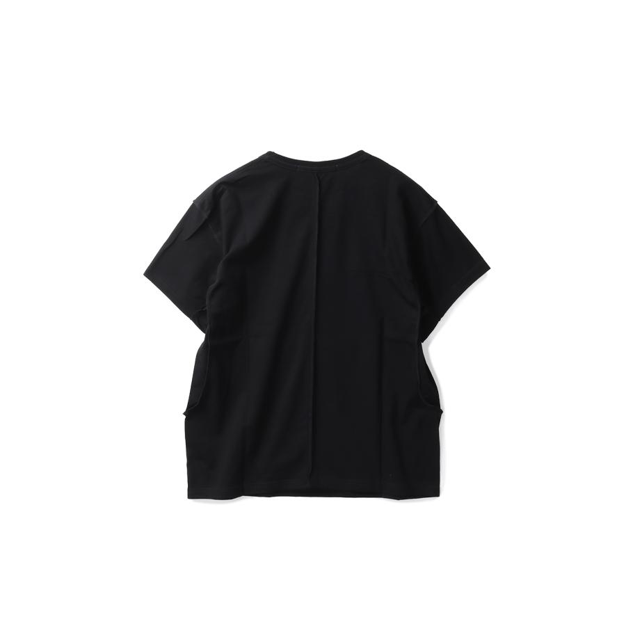 【P5倍 / SALE】HALF SLEEVE T-SHIRT - BLACK (NF251T06) NVRFRGT(ネヴァーフォーゲット) |  | 01