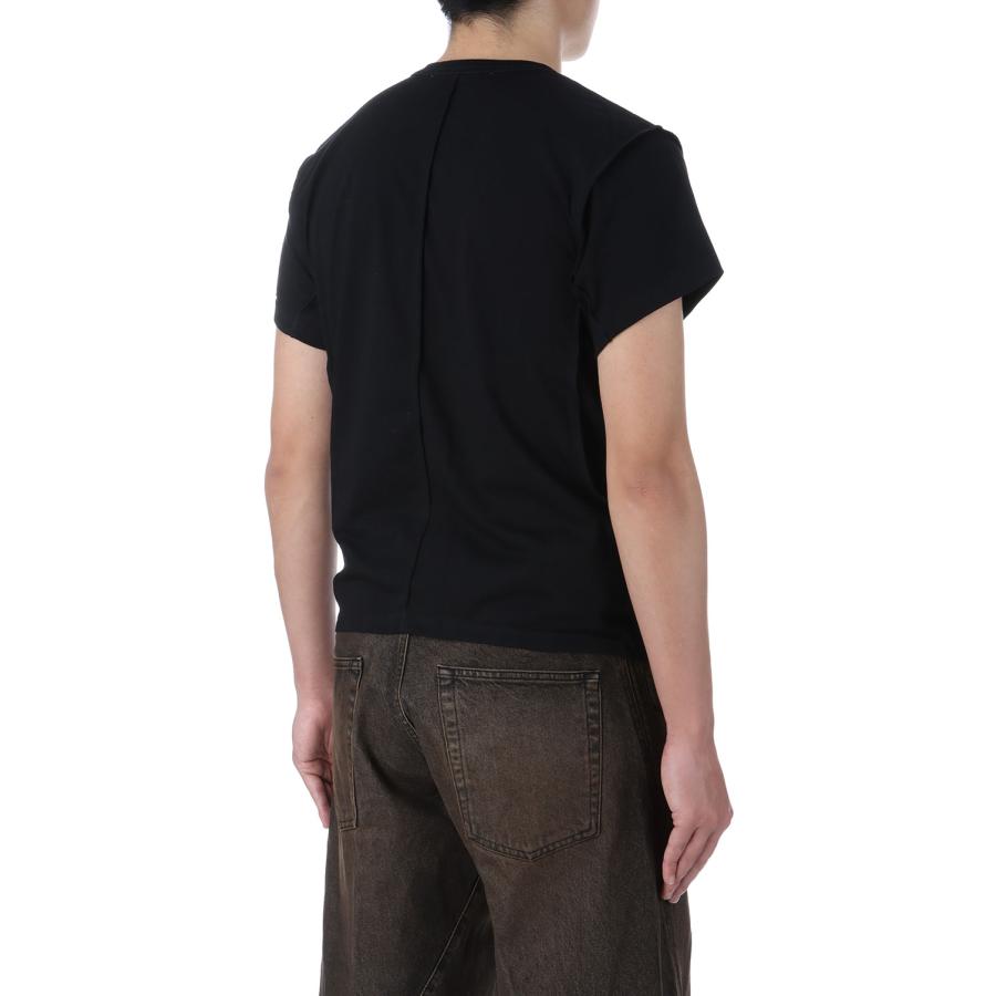 【P5倍 / SALE】HALF SLEEVE T-SHIRT - BLACK (NF251T06) NVRFRGT(ネヴァーフォーゲット) |  | 05