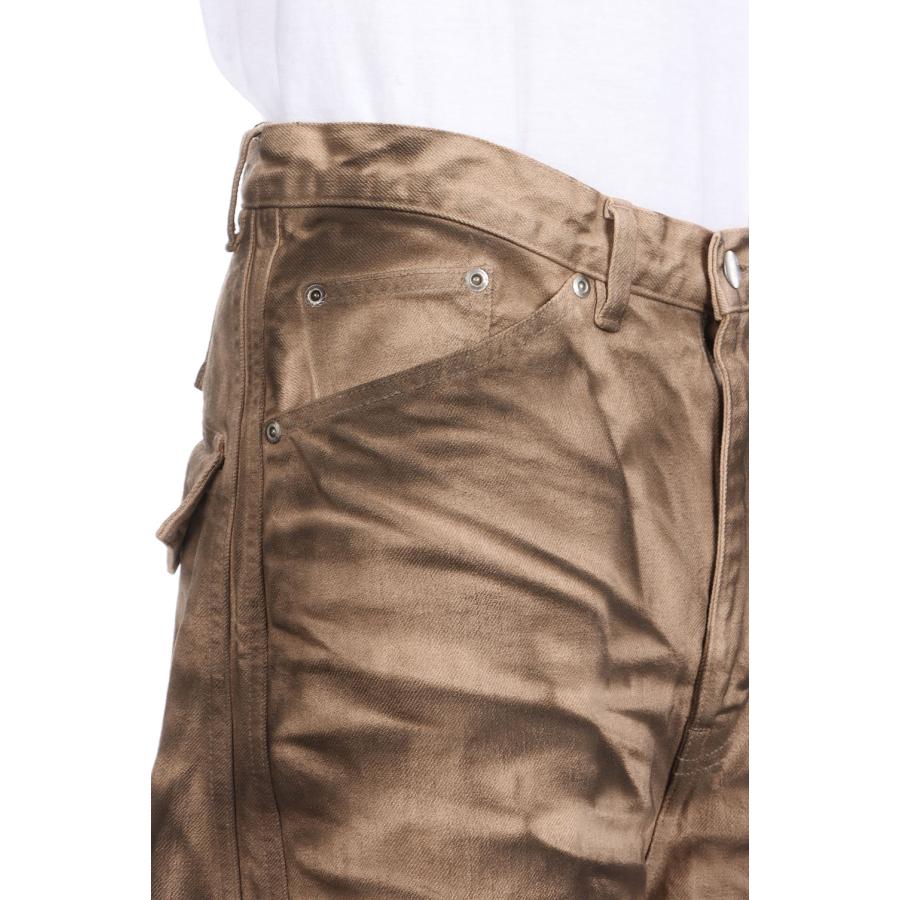 【P5倍 / SALE】3D TWISTED JORTS - CRAZY DIRTY WASHED TAN (NF251P10B) NVRFRGT(ネヴァーフォーゲット) |  | 07