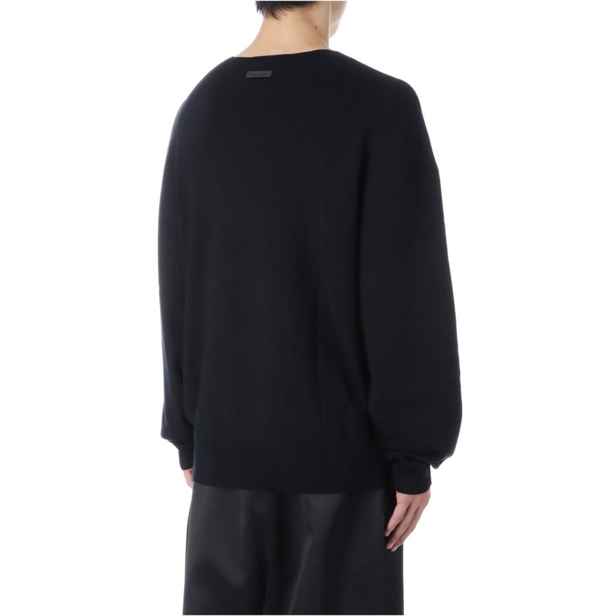 【P2倍】Merino Long Sleeve Crewneck Sweater / Jet Black (192SP256490F) ESSENTIALS(エッセンシャルズ) |  | 02