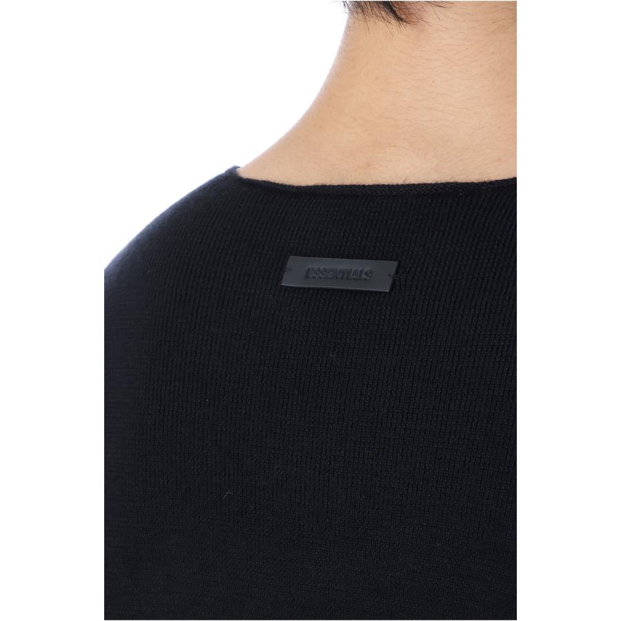 【P2倍 / SALE】Merino Long Sleeve Crewneck Sweater / Jet Black (192SP256490F) ESSENTIALS(エッセンシャルズ) |  | 03