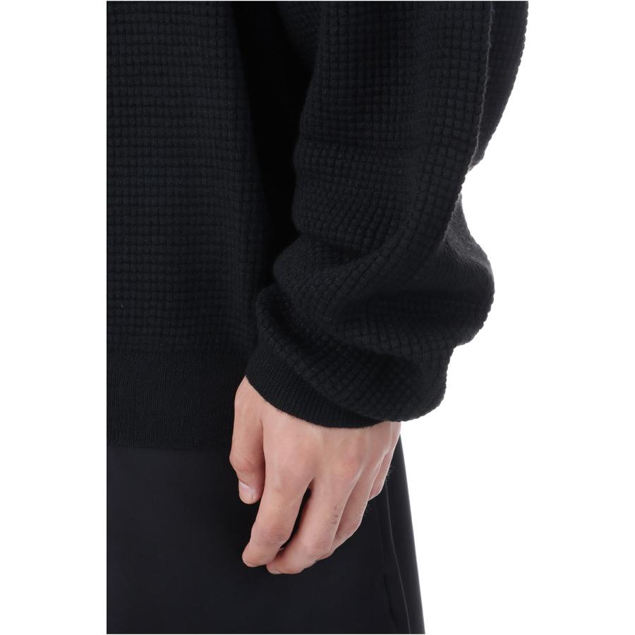 【P2倍】Waffle Long Sleeve Crewneck Sweater / Jet Black (192SP256160F) ESSENTIALS(エッセンシャルズ) |  | 05