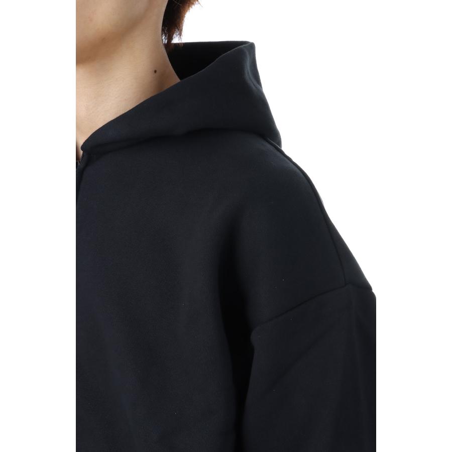 【P2倍 / SALE】Classic Fit Fleece Zip-Up Hoodie / Jet Black (192SP254780F) ESSENTIALS(エッセンシャルズ) |  | 04