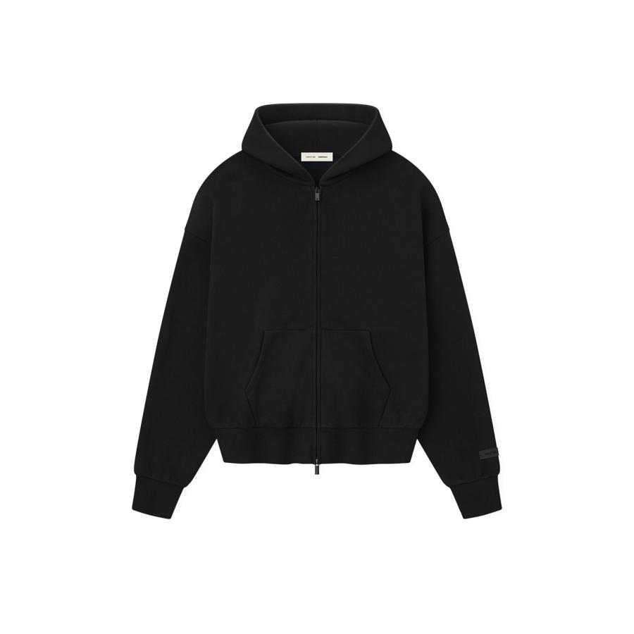 【P2倍 / SALE】Classic Fit Fleece Zip-Up Hoodie / Jet Black (192SP254780F) ESSENTIALS(エッセンシャルズ) |  | 07