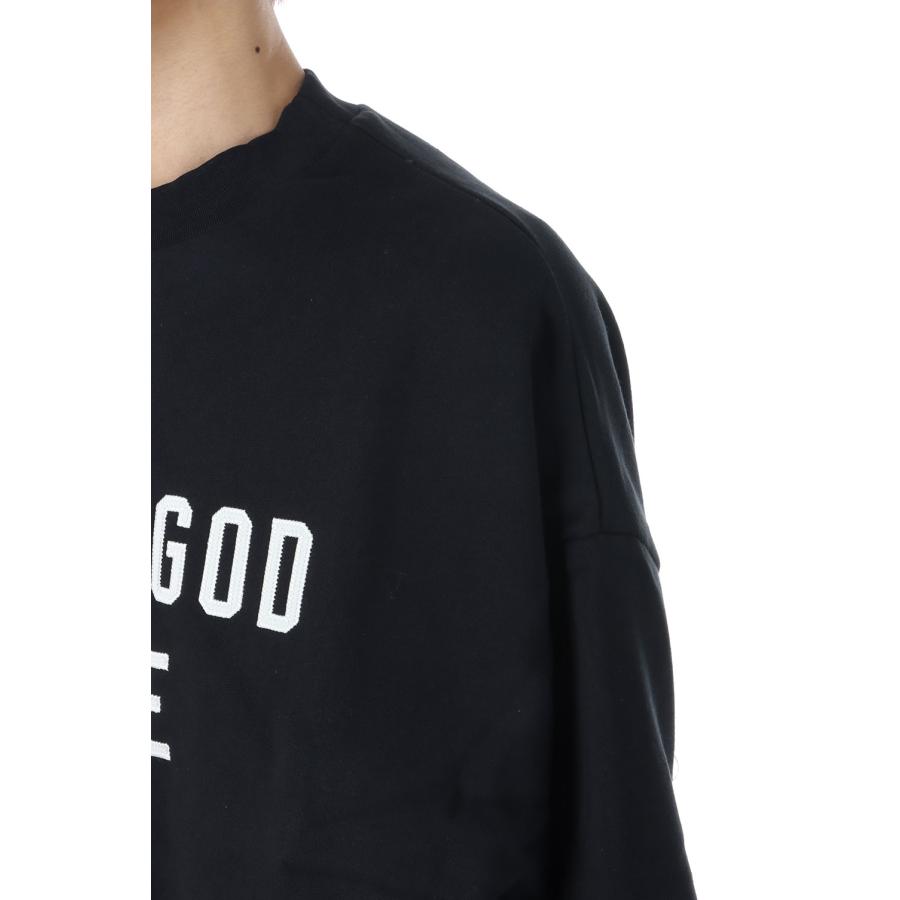 【P2倍 / SALE】90'S Fit Fleece Crewneck / Jet Black (192SP256550F) ESSENTIALS(エッセンシャルズ) |  | 03