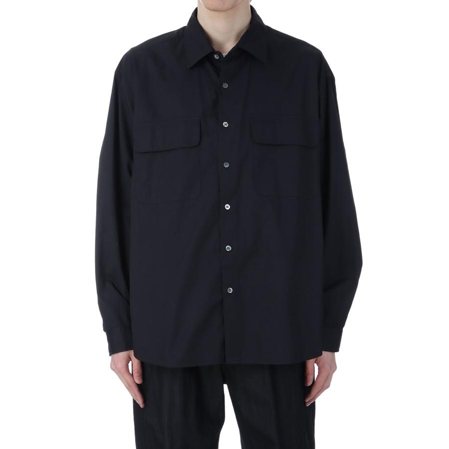 【P15倍】【SALE】Volume Shirt - Sumi (AOESSH012) ANOTHER OFFICE(アナザー・オフィス) | 