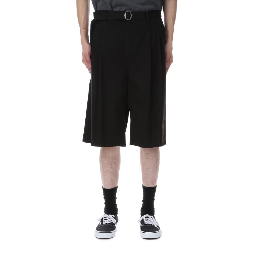 【P5倍 / SALE】Hemingway Bermuda Pants - Black (AOESPT013) ANOTHER OFFICE(アナザー・オフィス) | 