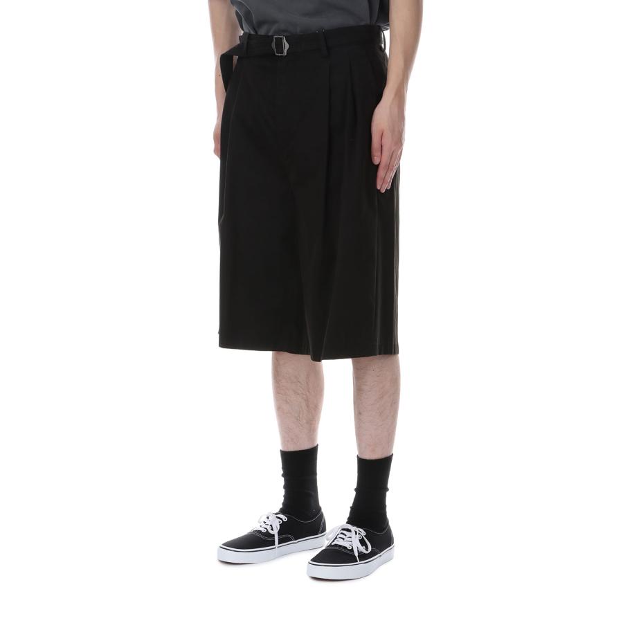【P5倍 / SALE】Hemingway Bermuda Pants - Black (AOESPT013) ANOTHER OFFICE(アナザー・オフィス) |  | 01
