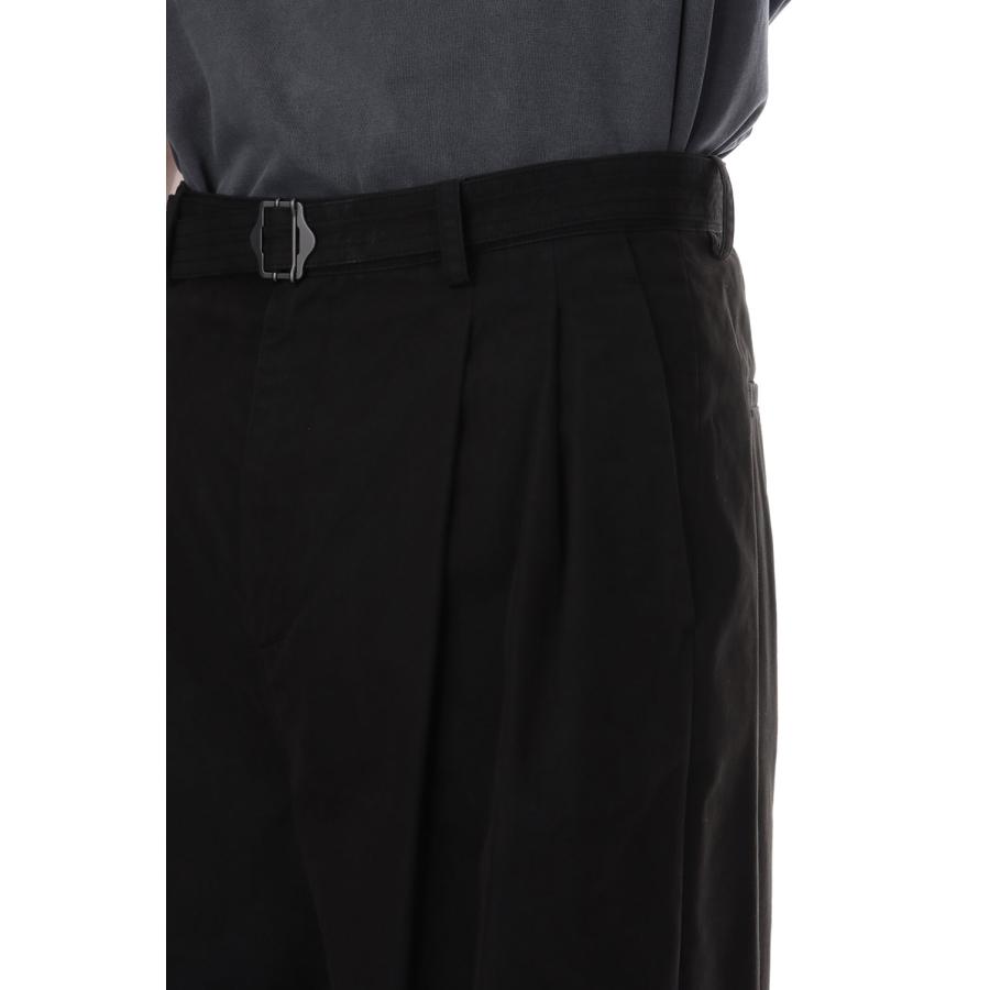 【P5倍 / SALE】Hemingway Bermuda Pants - Black (AOESPT013) ANOTHER OFFICE(アナザー・オフィス) |  | 04