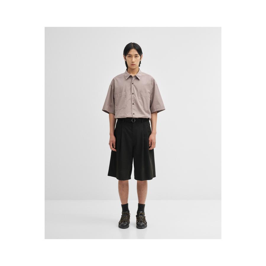 【P5倍 / SALE】Hemingway Bermuda Pants - Black (AOESPT013) ANOTHER OFFICE(アナザー・オフィス) |  | 09